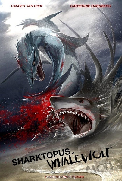 八爪狂鲨战鲸狼 Sharktopus vs Whalewolf (2015)
