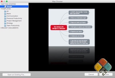 MindManager Mac个人版界面