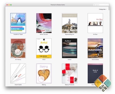 Themes for iBooks Author 主界面