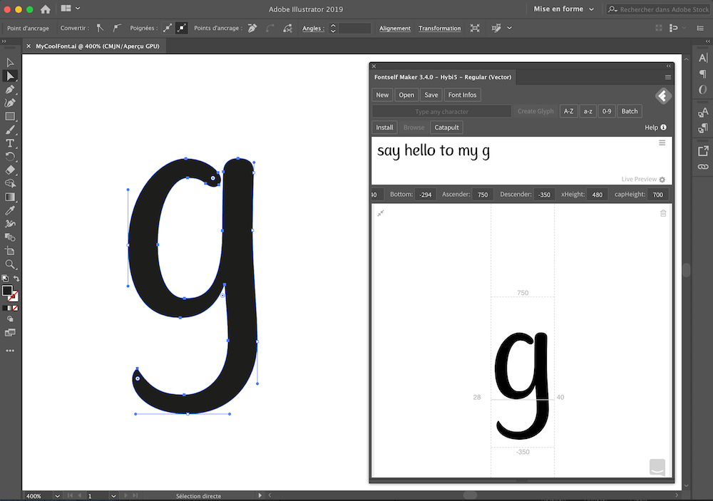 Fontself for Illustrator 1.1.1 WIN – 即插即用的字体制作插件