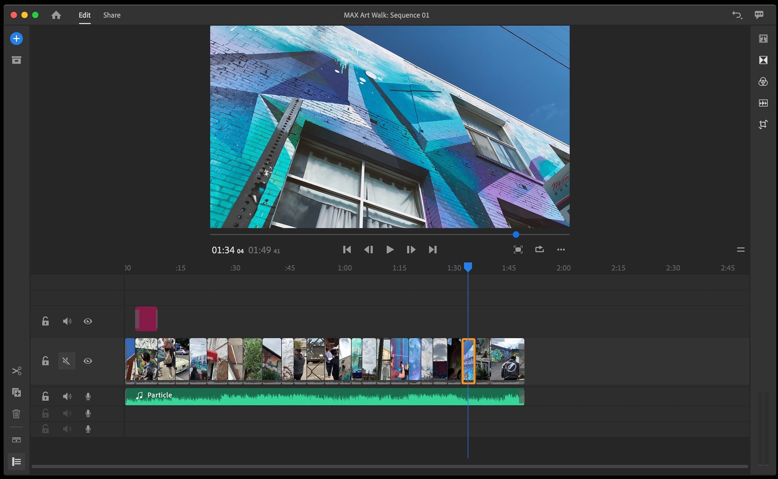 Adobe Premiere Rush CC 2019 1.2.12 – 社交媒体创作者的视频编辑软件