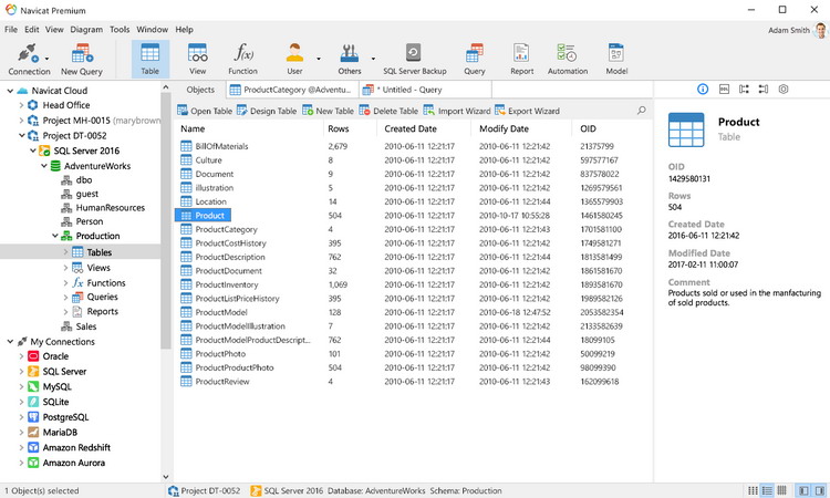 Navicat Premium – 顶级数据管理工具(最新版本12.0.26 Win / 15.0.12 Mac)