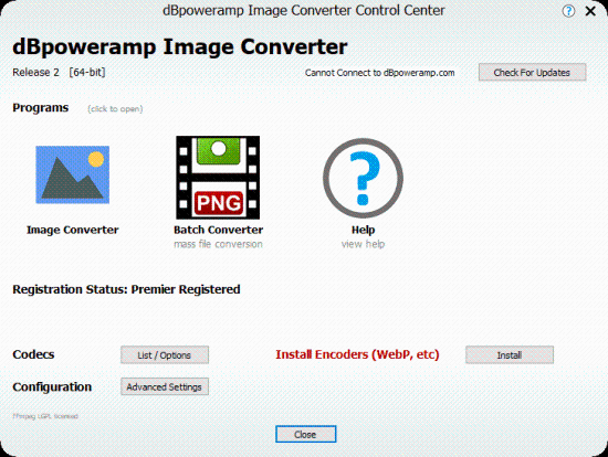 dBpoweramp Image Converter R2.1 Reference